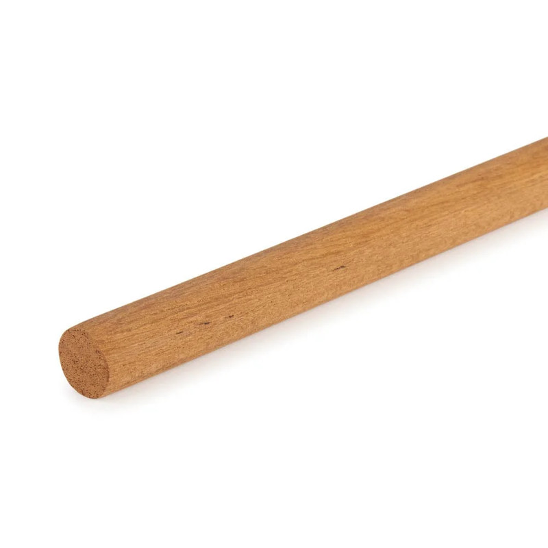 36" Round Wood Dowel - Species:Teak - Diameter:5/8"